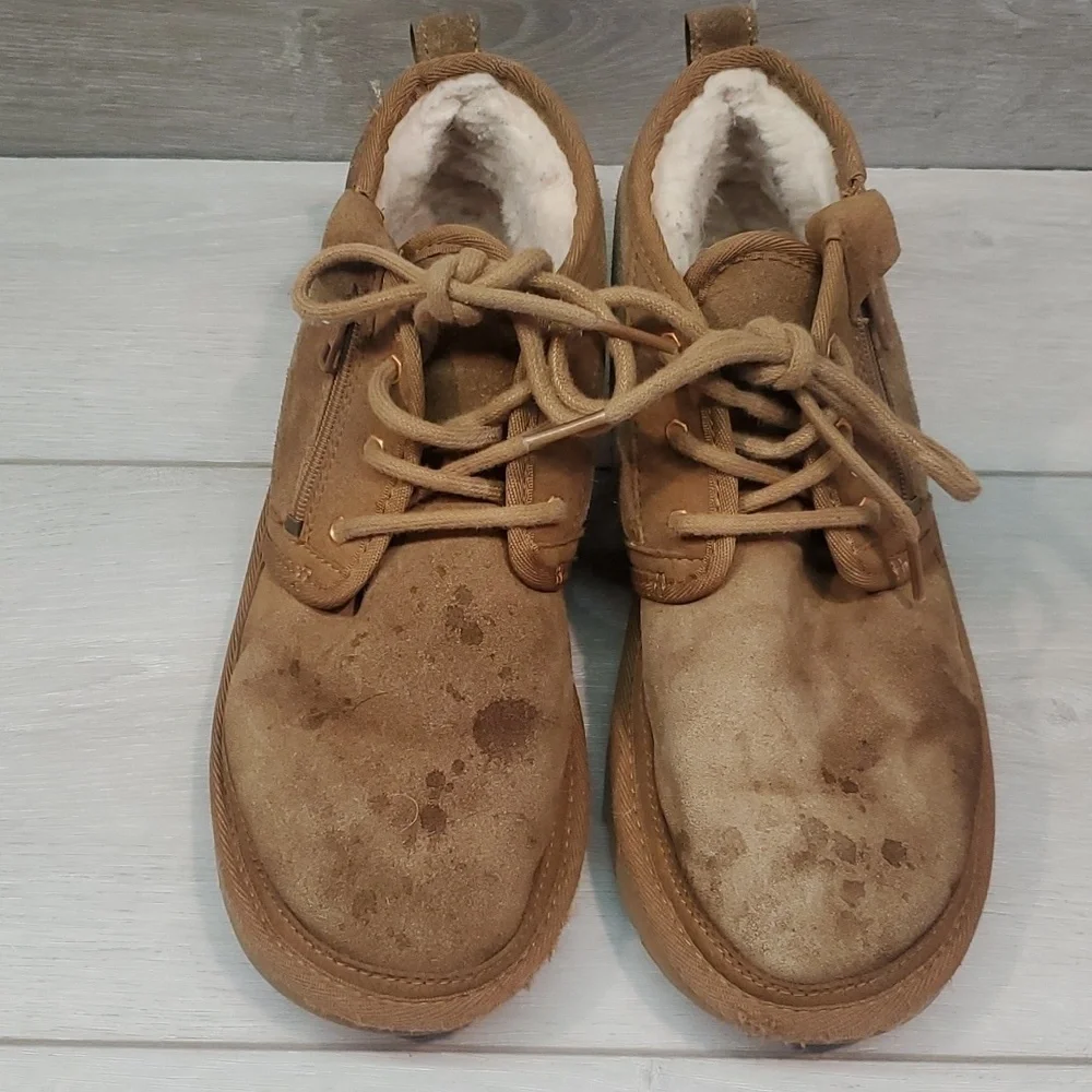 Ugg Australia Big Girl Youth Neumel Dual Zip II Classic Ankle Boots shoes 4